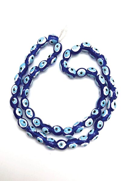 Limelia Cilindru albastru cu mărgele de ochi rău