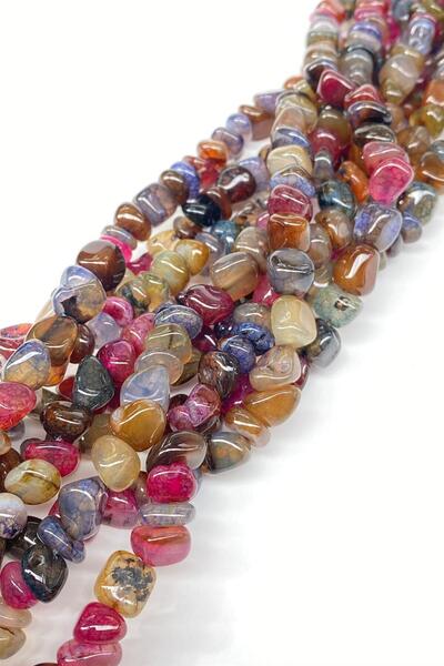 Limelia Камък с леопардов мотив - естествен минерал, изрязан от агат