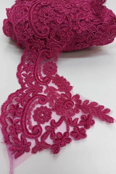 Limelia Φούξια γαλλική δαντέλα Guipure