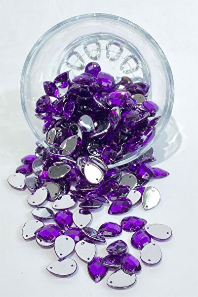 Limelia 12 г лилави пластмасови камъчета с форма на капка