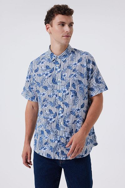Lee Cooper Patterned Artery Men's Woven Shirt