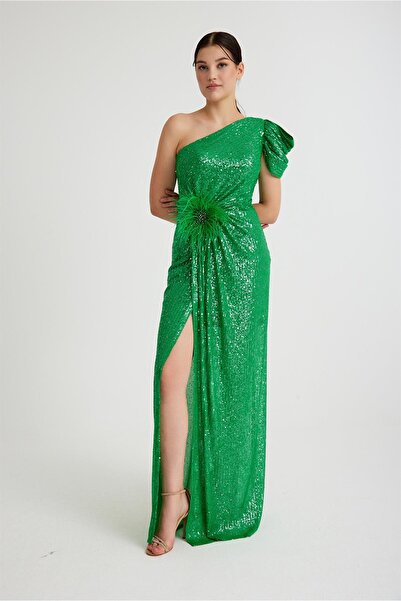 MAXXE 5684PAY PAYETLİ ABİYE ELBİSE