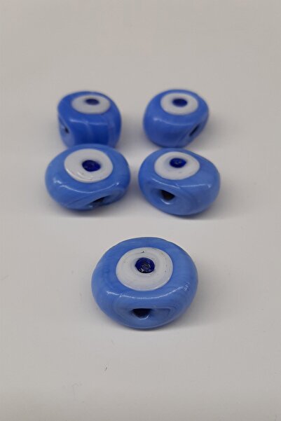 Limelia Светлосиня мъниста за уроки на телешко око