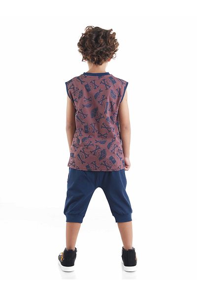 MSHB&G Tengeri póló Fiú póló Capri Shorts szett