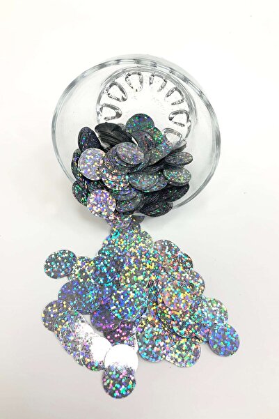 Bontex Botine din argint Janjan și geantă paiete de 20 mm – Mărgele