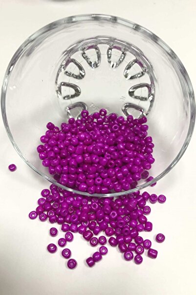 Limelia Χάντρες Μεσαίο Ματζέντα Άμμος Μεσαίο Μέγεθος 4 mm 50 γρ