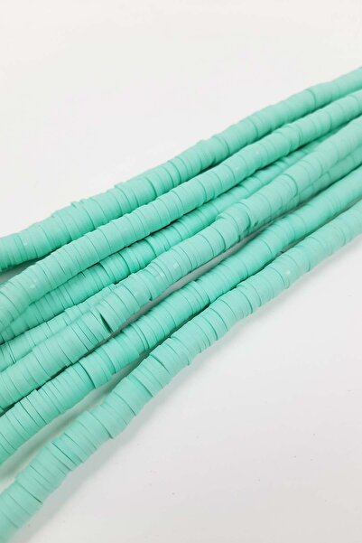 Limelia Χάντρες από ζύμη νερού πράσινου χρώματος Fimo