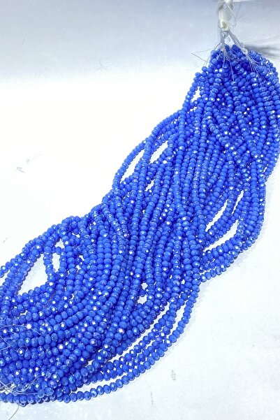 Limelia Ματ Σκούρο Μπλε Κρυστάλλινες Χάντρες 6 χιλιοστών