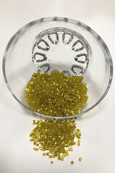 Limelia Σκούρο κίτρινο χάντρες κοπής (2-2,5 χιλιοστά)