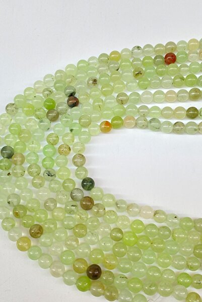 Limelia Мънисто от естествен камък Ceyt в ментово зелено 8 мм