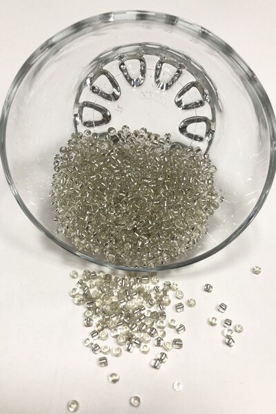 Limelia Χάντρες άμμου σε ασημί χρώμα 3 mm 50 γρ