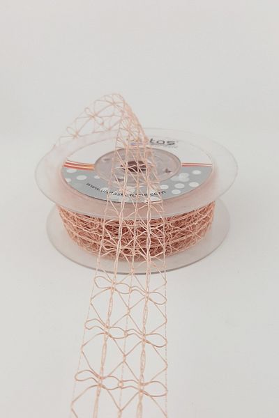 Hobigram Dark Powder Lace Interlining Ribbon 10 Mt – Special Design, Accessory, Quality Production, Eye-Catching Style