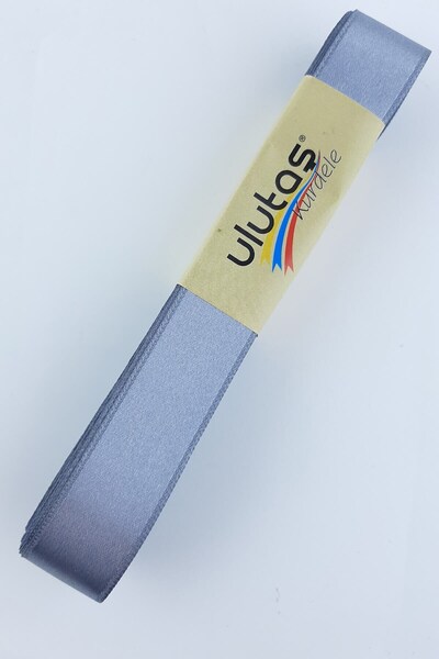 Limelia Panglică din satin gri închis 2 cm 10 m