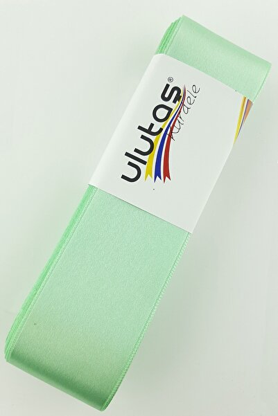 Limelia Panglică din satin verde mentă 4 cm 10 m