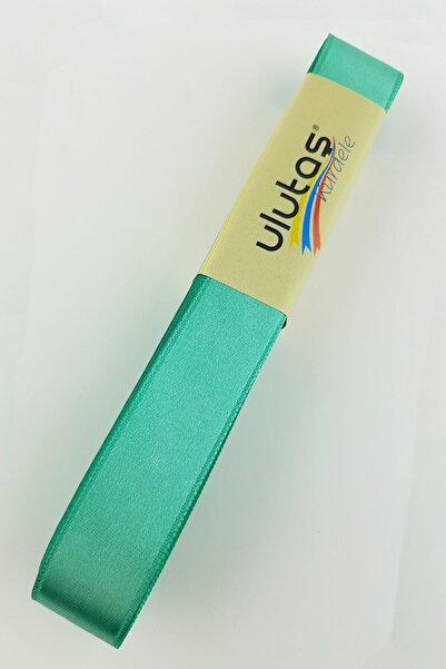 Limelia Panglică din satin verde mentă închisă 2 cm 10 m