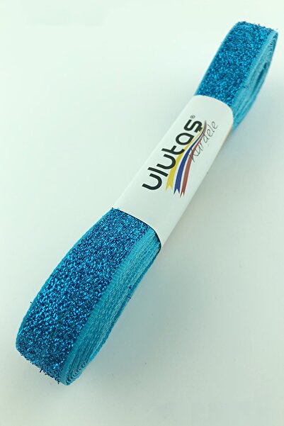 Limelia Panglici cu sclipici din catifea turcoaz