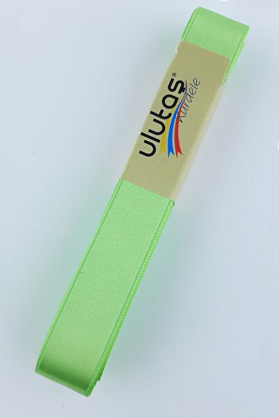 Limelia Panglică din satin verde deschis 2 cm 10 m