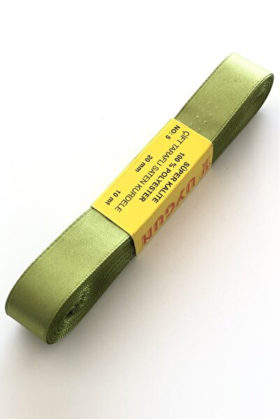 Limelia Panglică din satin verde fistic 2 cm