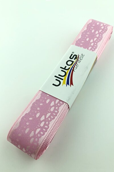 Limelia Panglică din satin cu model pudră închisă 2,5 cm