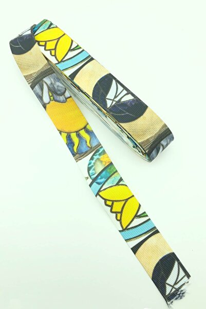 Limelia Panglică Grosgrain Güneş cu imprimeu 10 m