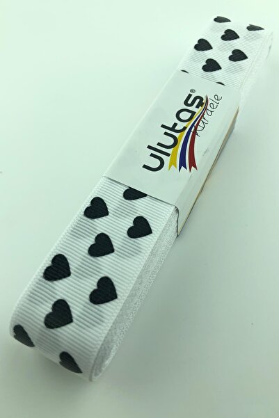 Limelia Панделка с черна щампа на сърце