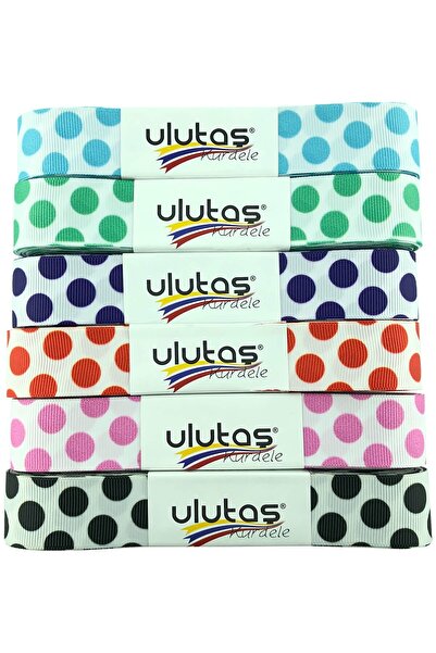 Limelia Panglică mare cu buline grosgrain 10 m