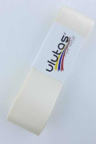 Limelia Panglică Grosgrain Cremă Întunecată 4 cm 10 m