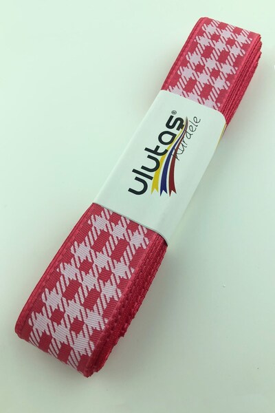 Limelia Folie de flori de rodie cu imprimeu panglică de tafta 2,5 cm