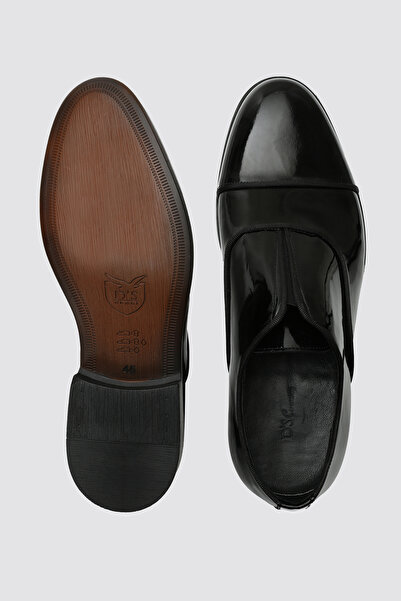 D'S Damat Ds Damat Siyah Hakiki Deri Smokin Ayakkabı