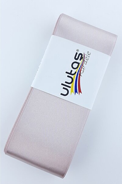 Limelia Panglică din satin pudrat închis 6 cm 10 Mt