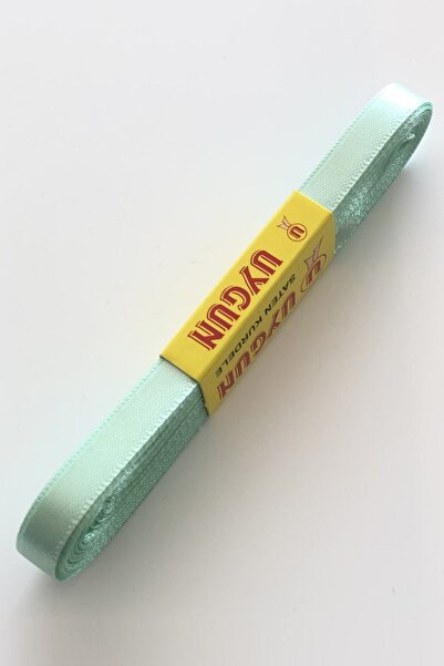 Limelia Panglică din satin verde apă 1 cm