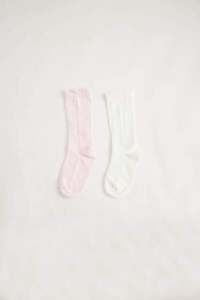DeFacto Baby Girl Knee High Socks Tyc8055Fb3Fddfec10 2 Pack Cotton