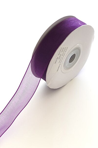Limelia Panglică din organza de culoare violet 2 cm