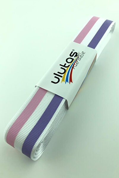 Limelia Lila ružičasta traka Štampano grosgrain vrpca 10 m