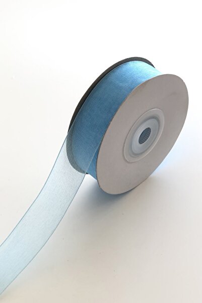 Limelia Синя лента от органза 2 см