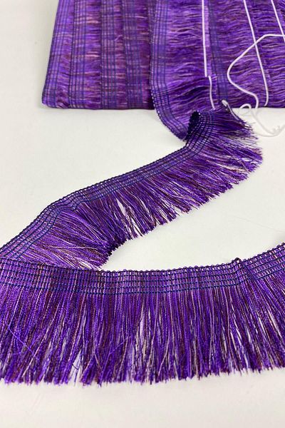 Limelia Blue Flat Fringe Rope and Ribbon