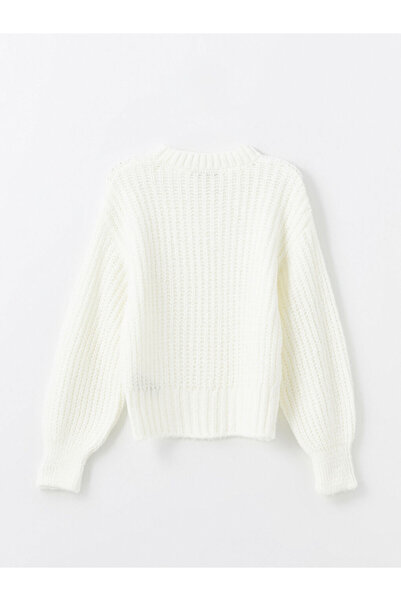 LC Waikiki Crew Neck Plain Long Sleeve Women's Knitwear Sweater