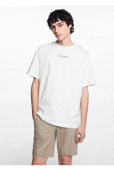 Mango Teen Tricou imprimat cu maneca scurta