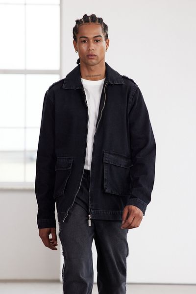 Trendyol Collection Anthracite Color - 100% Cotton Regular Fit Denim Jeans Jacket Tmnaw25Ce00003 - Limited Edition