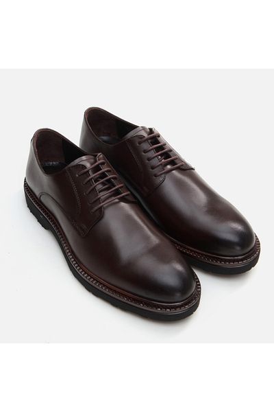 Hotiç Men's Brown Casual Shoes - Genuine Leather