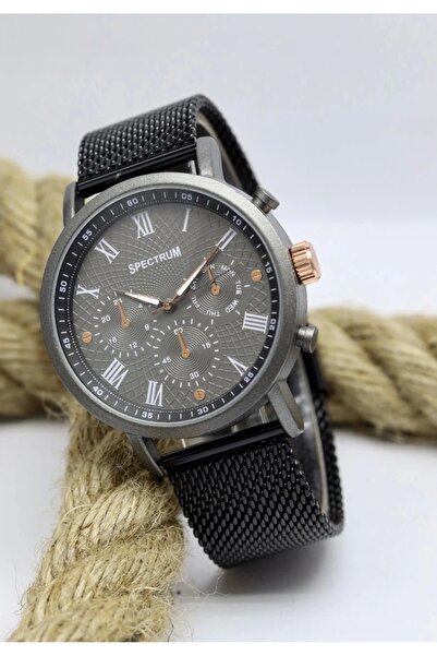 Spectrum Straw Cord Metal Men's Wristwatch Mat-189