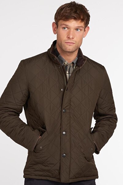 Barbour Powell Polar Kapitone Ceket Ol51 Olive