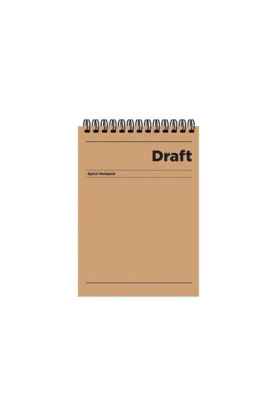 KESKİN COLOR A5 Squared Notepad Draft - Brown
