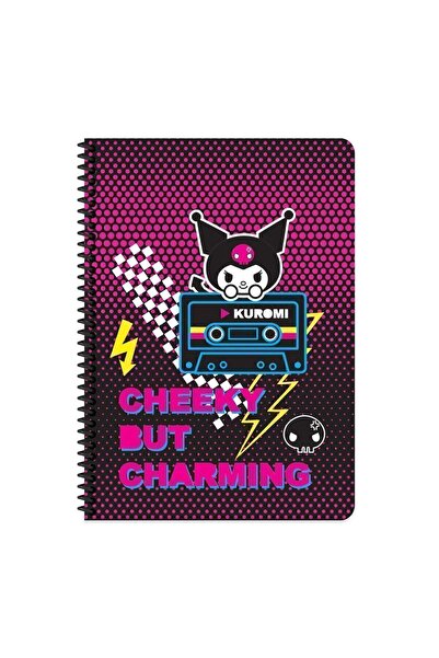 kuromi A4 80 Yp - тетрадка с картонена корица с мотив снежинки