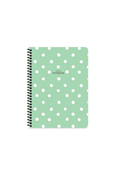 KESKİN COLOR 16.5x22.5 Kareli Defter Puantiye - Yeşil