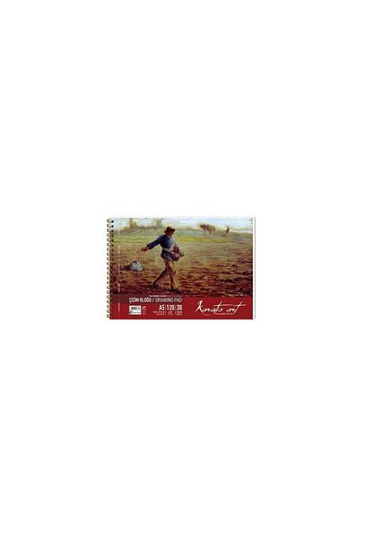 karatis art 120Gr A5 30 YpSpiral Drawing Block