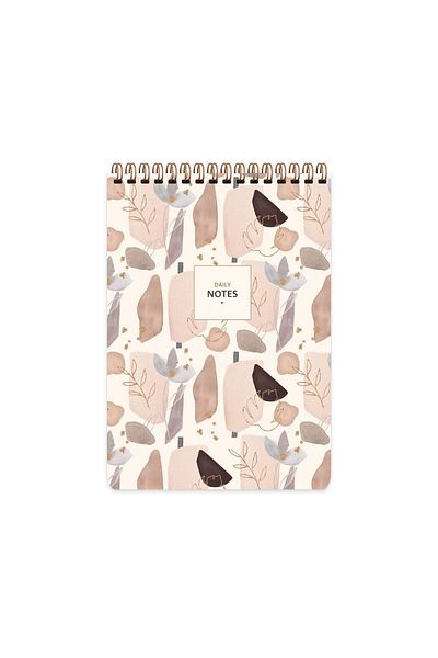 KESKİN COLOR 17X24 cm Checkered Spiral Memo Pad - 72 Sheets
