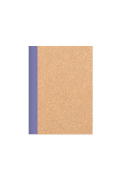 KESKİN COLOR Purple Striped Stickered Kraft Cover - Notebook 18.5*26 50 Yp
