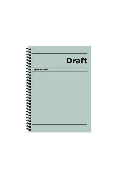 KESKİN COLOR دفتر ملاحظات ذو غطاء صلب أخضر اللون من Keskin Color Draft Spiral...