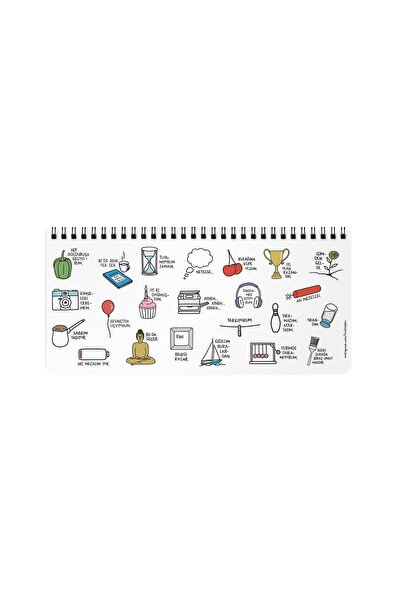 Hisli Şeyler 13x27 Weekly Planner - I'm on the Top, I Don't Hear